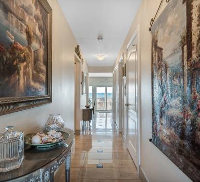 Front Hallway with View of Ocean