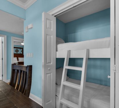 Twin beds for the kiddies to enjoy