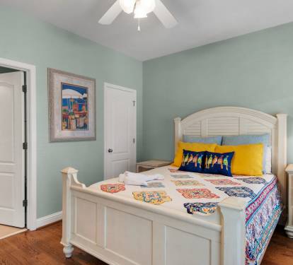 Queen Bed Upstairs