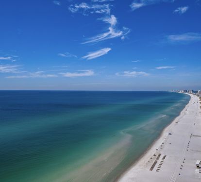 Here is the beach view