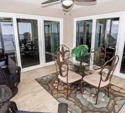 Sunroom with Beach Views