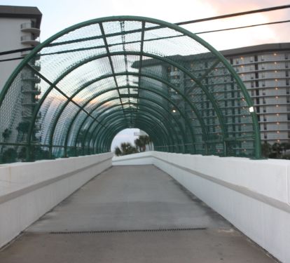 Bridge to the beach.