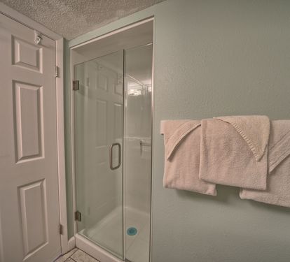 Second Bathroom with walk in shower.