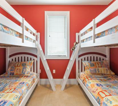 3rd floor bunk room. Includes closet and dresser