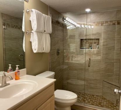 Master Bathroom with walk-in shower