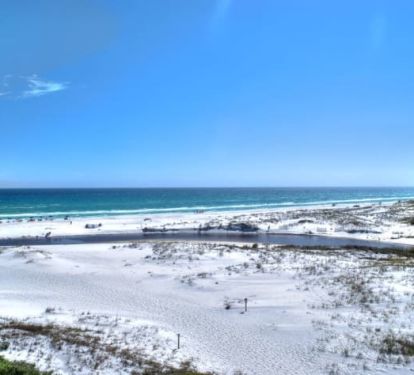 View from the balcony looking Southwest.