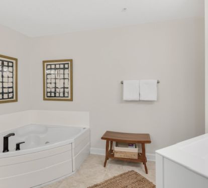 Master Bathroom- Double Vanities, Jacuzzi Tub and  Separate Shower