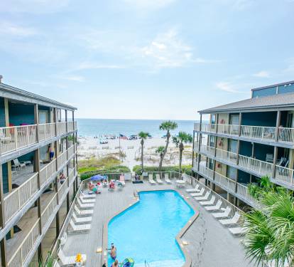 Sandpiper is on the beach and has the friendliest people.  Most repeat guests!