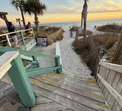 Deeded beach access just steps away!