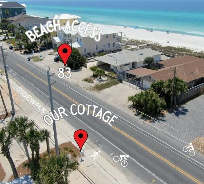 Right Across the Street from Beach Access 83 - You and your family are Welcome!