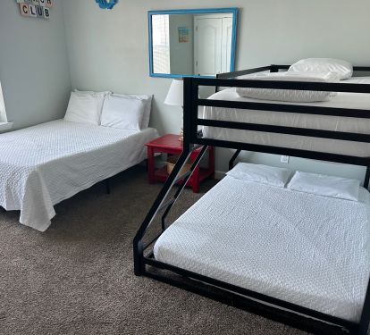 Bunk room with extra double