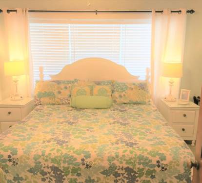 King Bed in Bedroom #1 in East Side