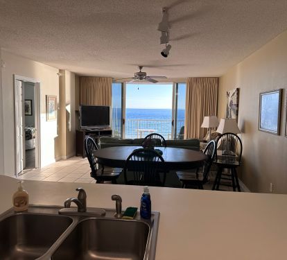 Great views even from the kitchen area!