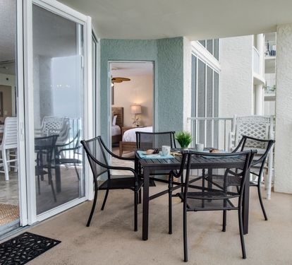 Balcony area with access from bedrooms!