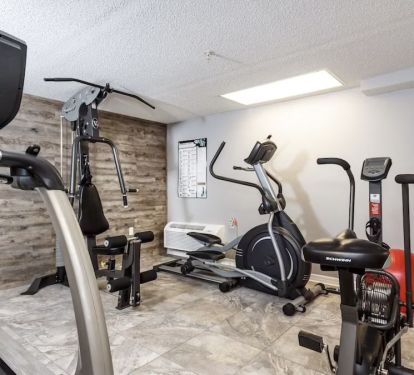 Fitness room.
