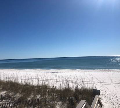 Astounding views! You'll never have to fight for a spot on Navarre Beach!