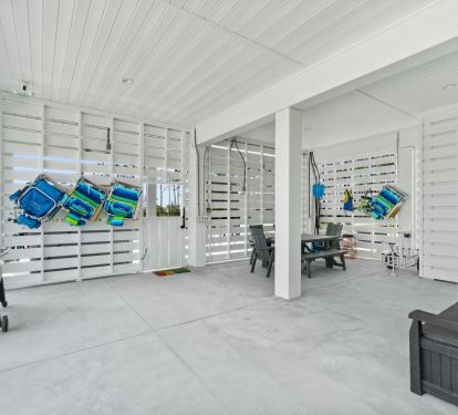 Home loaded with outdoor gear to make beach / bay time a blast!