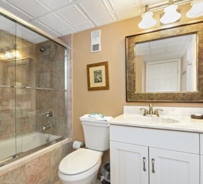 Hall bathroom also has direct access to second bedroom