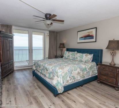 Master Bedroom access to Balcony