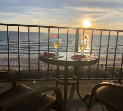 Enjoy stunning sunsets from your private balcony!