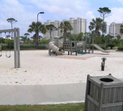 Play area for the kids on the property