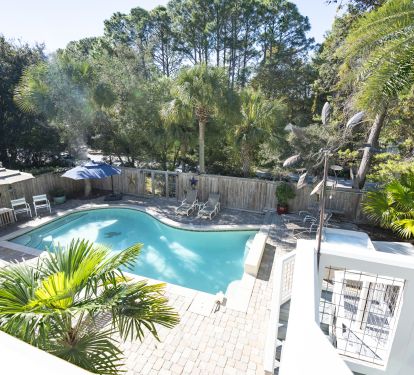 View of Pool from 15' x 30' deck