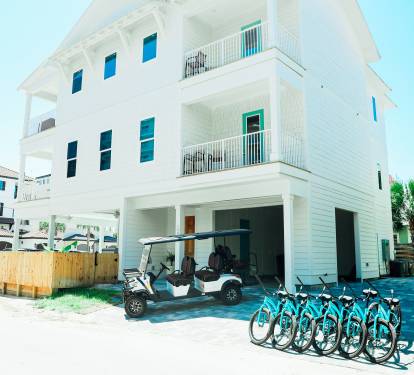 6 bikes included