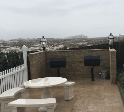 BBQ area