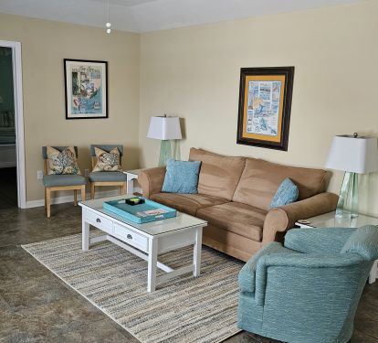 Queen sleeper sofa in the livingroom