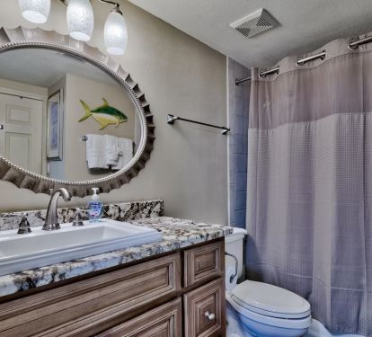 Second bath entry from bedroom and hallway