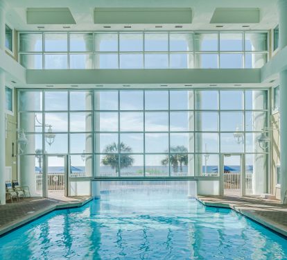 Indoor pool that is heated in Winter