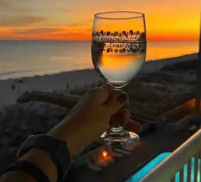 Enjoy a glass of wine while you watch the sun set from your PRIVATE balcony!