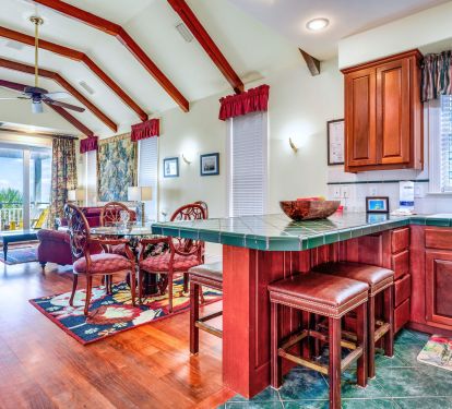Kitchen, Dining and Living Room