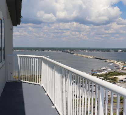 Wrap Around Balcony with View of Bay