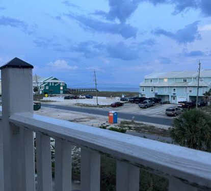 Walkover to beach is so close.
