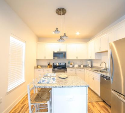 Kitchen with all new appliances