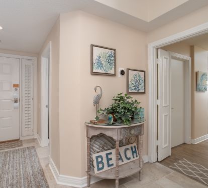 Entry Hall and Entry to Master Bedroom