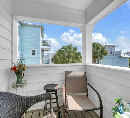 Beautiful outdoor spaces for quiet, relaxing time.