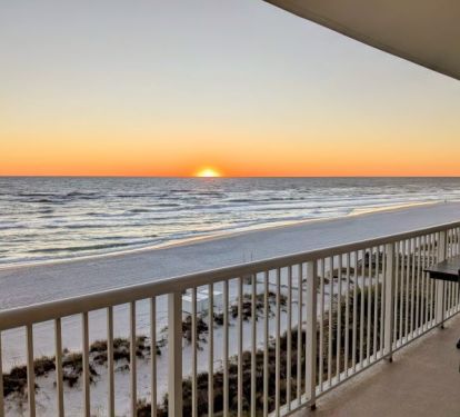 Enjoy fantastic sunsets over the gulf