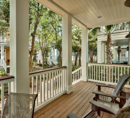 Large Front Porch looking out at the Promenade