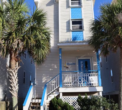 front of the house