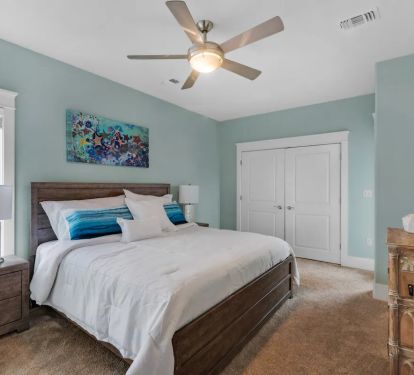 Shenanigans-21...2nd floor king...complete with private balcony and adirondack chairs.