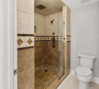 Huge walk in spa shower