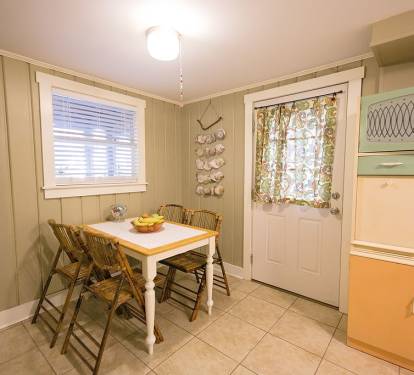 Eating area of kitchen