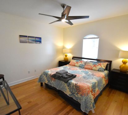 Bedroom 2 Watch a movie in private as you unwind from fun in the sun
