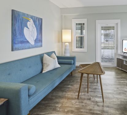 Ground Level Apartment Living Room