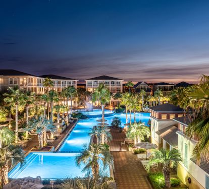 Incredible evening on the balcony of the Pool Deck House