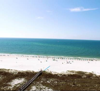 View from the 14th floor balcony. 