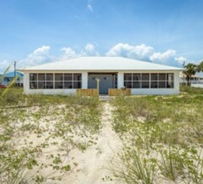 View of house from beach