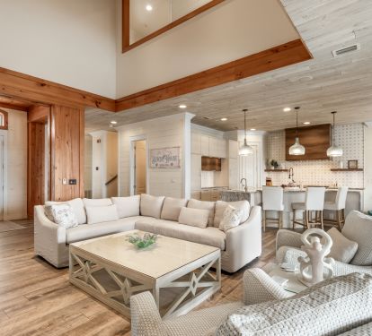 Spacious open floor plan